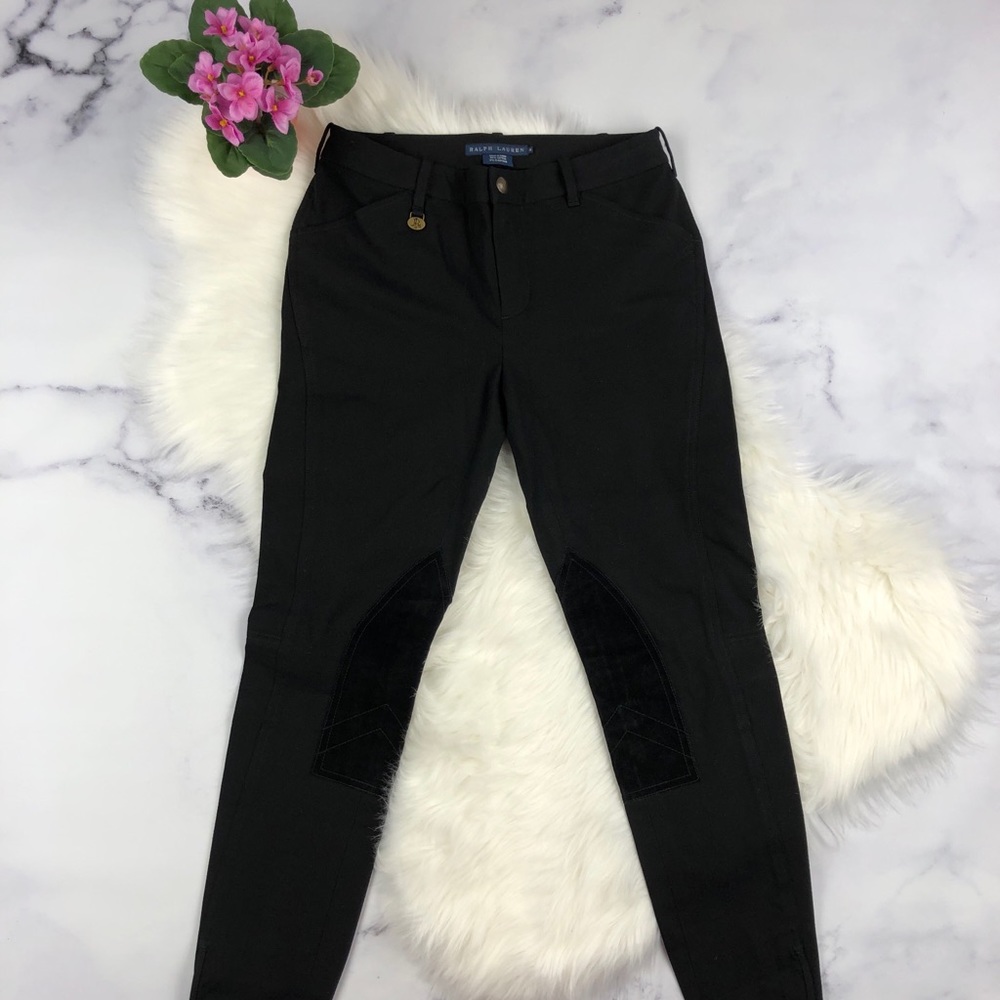 Ralph Lauren equestrian pants/leggings with suede